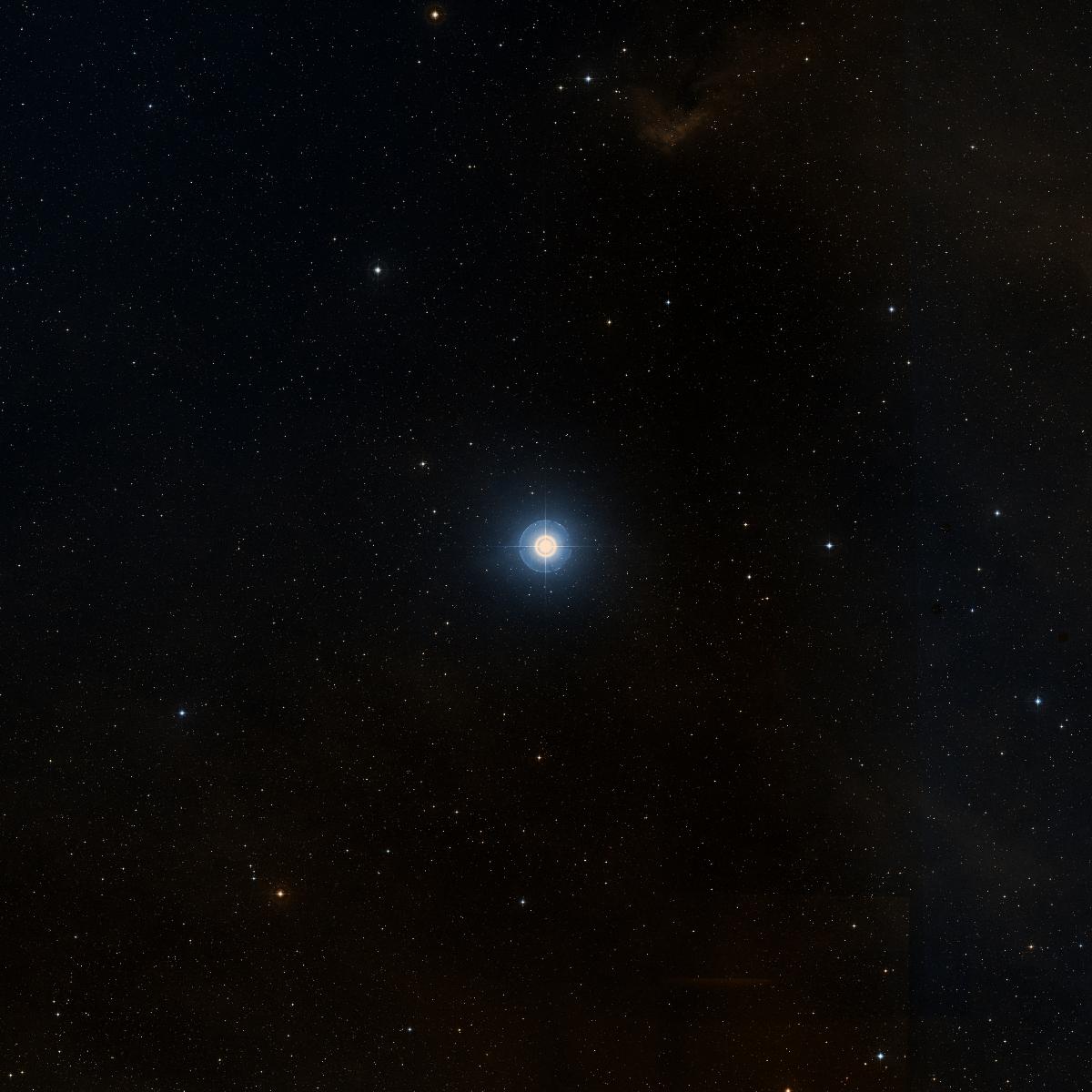 Sky chart centered on Kgar1888