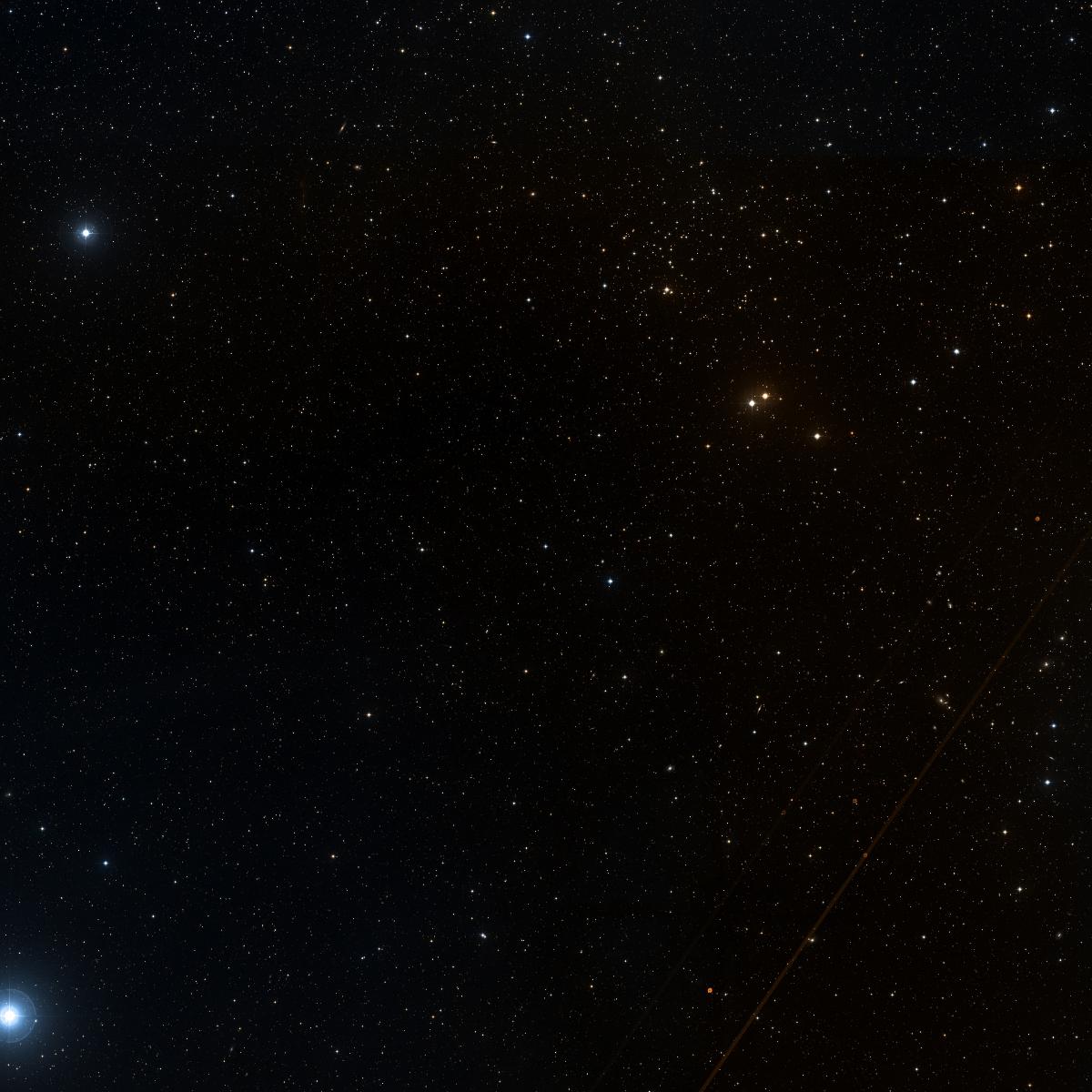 Sky chart centered on Kelly