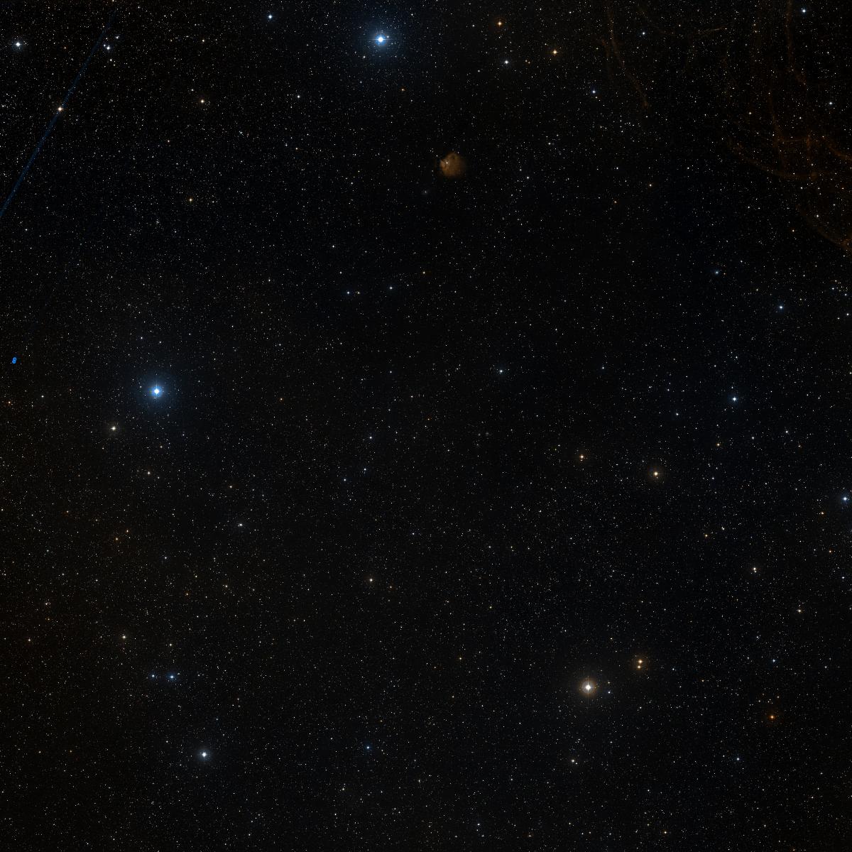 Sky chart centered on Dragon's Solitude