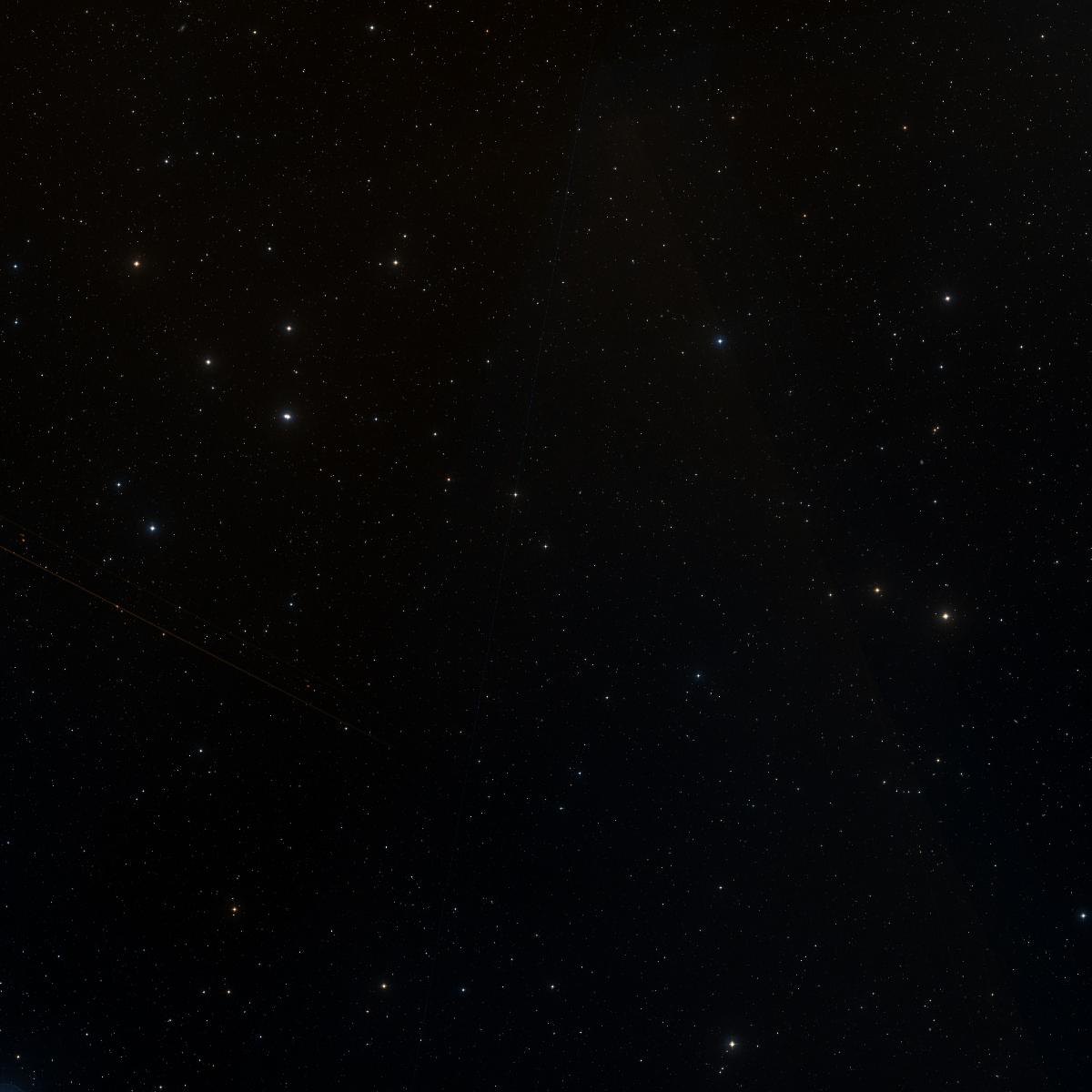 Sky chart centered on OFOL101423