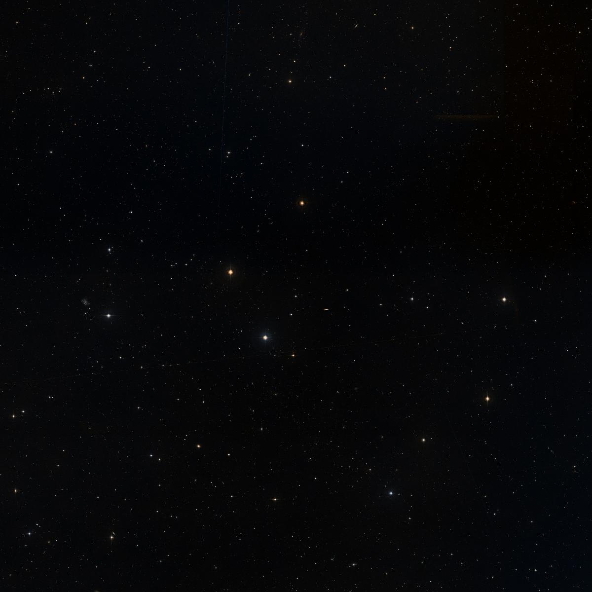 Sky chart centered on MOONE