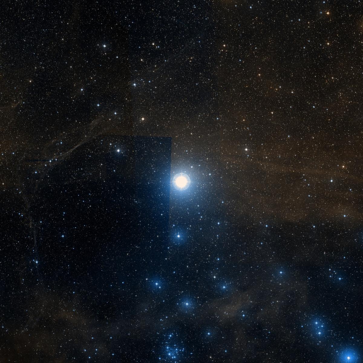 Sky chart centered on Suzy