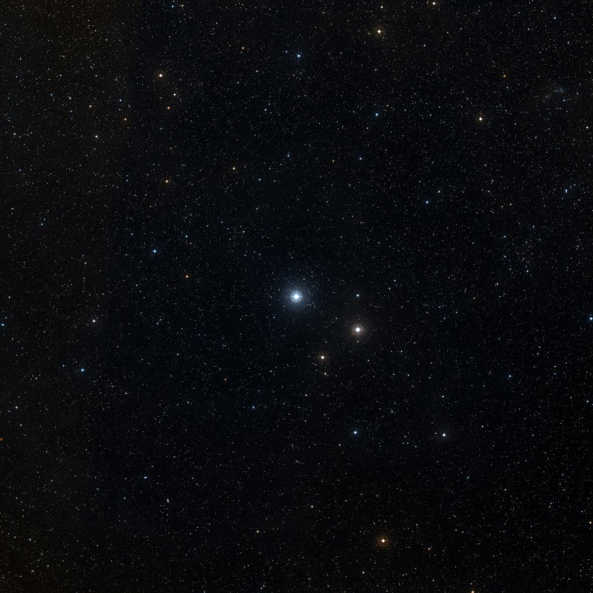 Sky chart centered on Bradford Mark