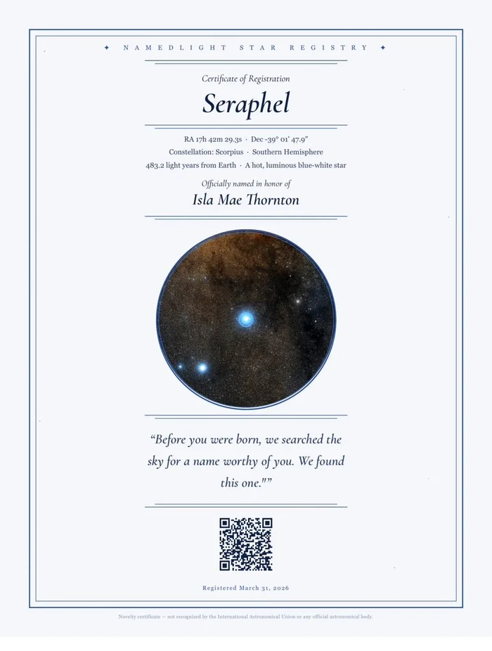 Meridian certificate design